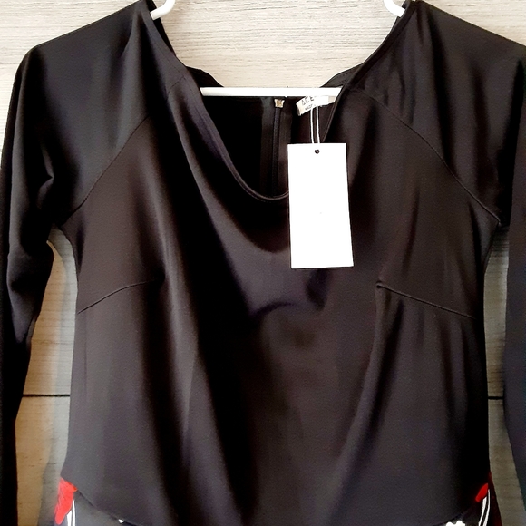 Black and red dress size small New - Picture 4 of 5